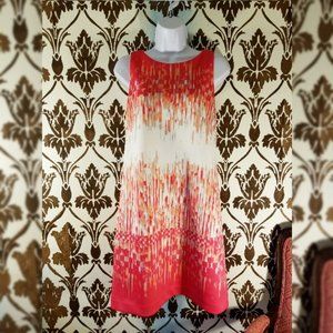 VINCE CAMUTO Sheath-Above Knees-Lined-Pink-Zipper-Sleeveless-Women's 6 EUC!